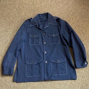 Vintage 1970’s Dark Blue Leisure Jacket Shirt